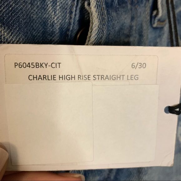 Anthropologie Pistola Denim Charlie High-Rise Straight Leg Jeans Size 27 NWT - Picture 10 of 10